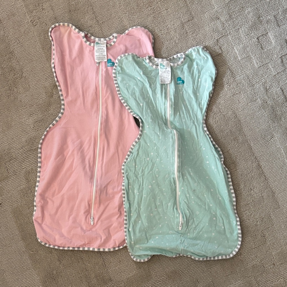 Bundle of TWO Arms Up Sleep Sack Swaddle